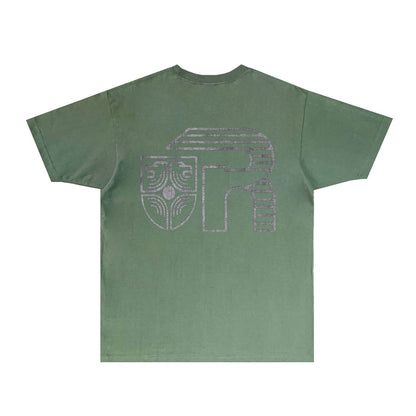 Rhude T-shirts Printed Trendy Pure Cotton