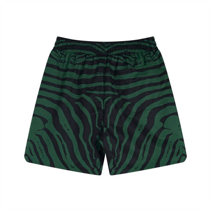 Rhude T-shirt Zebra Letter Embroidery Casual Short Sleeve Shirt, Shorts