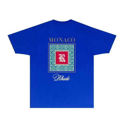 Rhude T-shirts Printed Trendy Pure Cotton