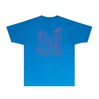 Gallery Dept T Shirt Retro Printed Loose Short-Sleeved Shirt