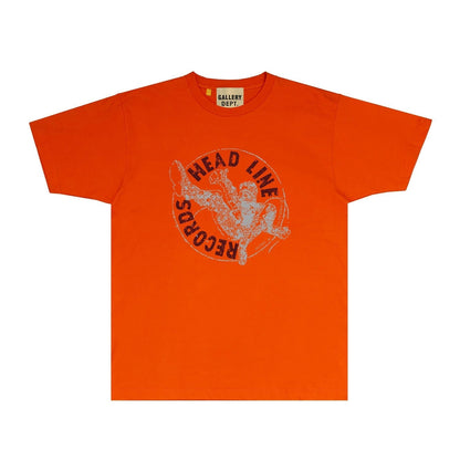 Gallery Dept T Shirt Retro Printed Loose Short-Sleeved Shirt