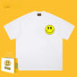 Drew T-shirts Smiley Face Print Short Sleeve Loose