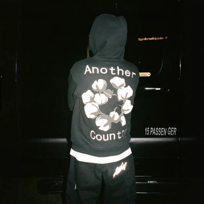 Denim Tears Hoodie Letter Print Fleece Hoodie Sweater