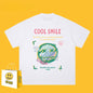 Drew T-shirts Loose round Neck Couple