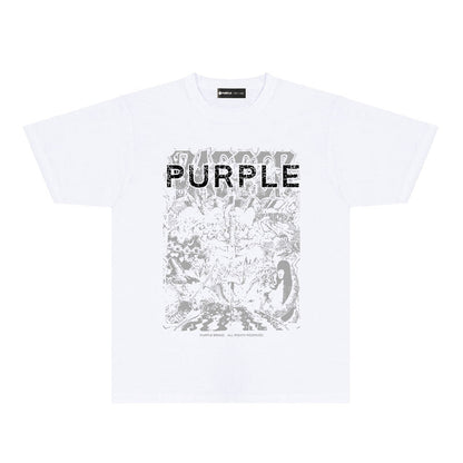 PURPLE  fashion T-shirt