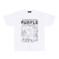 PURPLE  fashion T-shirt