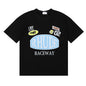 Rhude T-shirt Racing Track Letter Print Short Sleeve T-shirt