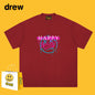 Drew T-shirts Smiley T-shirt Cotton Short Sleeve