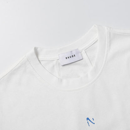 Rhude T-shirt Leopard Print Short Sleeve T-shirt