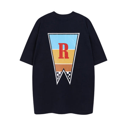 Rhude T-shirt Junior Letter Arrow R Label Short Sleeve T-shirt