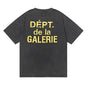 Gallery Dept T-shitrs Retro Washed Distressed Short Sleeve
