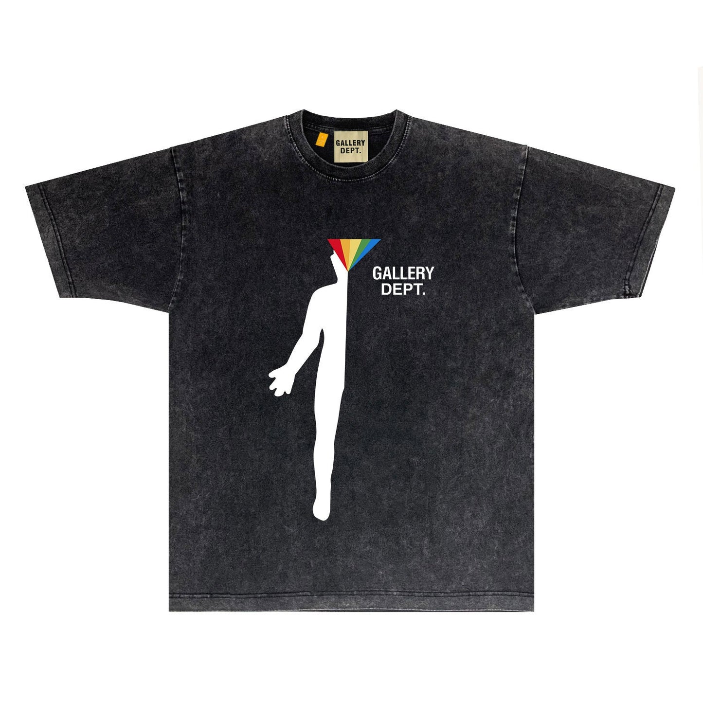 Gallery Dept T Shirts Tee Shirt Washed and Worn Short Sleeve T-shirt Blouse