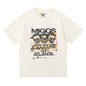 Gallery Dept T-shitrs Gilding Design Double Yarn Cotton Short Sleeve