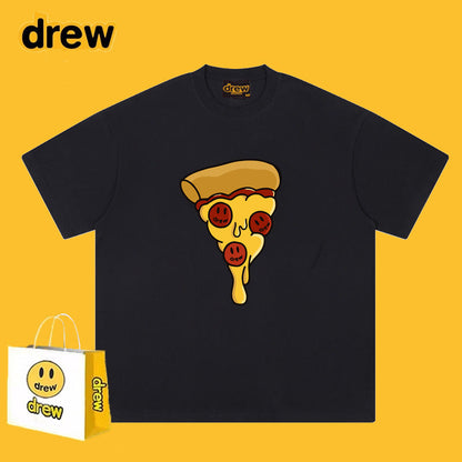 Drew T-shirts Pizza Smiley T-shirt