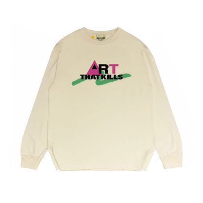 Gallery Dept Long Sleeved Shirt Fashion Brand Long Sleeve Long-Sleeved T-shirt Blouse