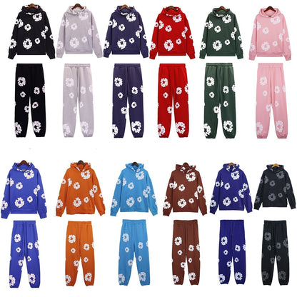 Denim Tears Men's Outfit: Hoodie/Pants (Separate Purchase Options)