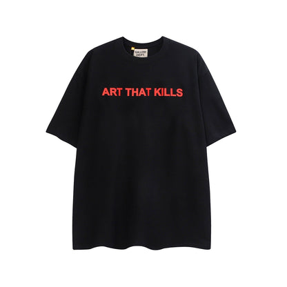 Gallery Dept T Shirts Summer Vintage Los Angeles Gallery Dept Summer Letter Printing Men and Women