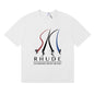 Rhude T-shirt Ski Theme Letter Print Short Sleeve T-shirt