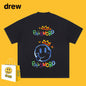 Drew T-shirts Short Sleeve T-shirt Smiley Face Letter Print