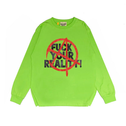 Gallery Dept Long Sleeved Shirt Fashion Brand Long Sleeve Long-Sleeved T-shirt Blouse