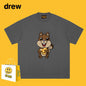 Drew T-shirts Smiley Bear Printed Short Sleeve