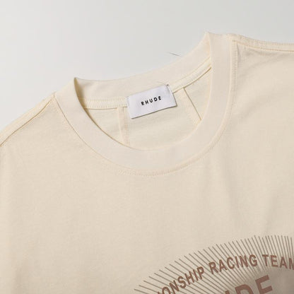 Rhude T-shirt Geometric Print Short Sleeve T-shirt