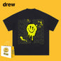 Drew T-shirts Short-Sleeved Clothes T-shirt Smiley Face Graffiti