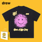 Drew T-shirts Short-Sleeved Clothes T-shirt Anime Smiley