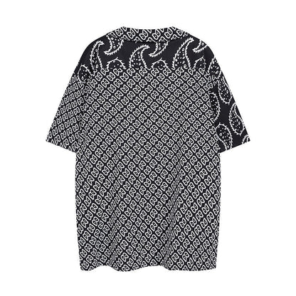 Rhude T-shirt Family Totem Casual Short Sleeve Shirt, Shorts