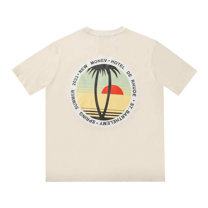 Rhude T-shirt Geometric Print Short Sleeve T-shirt