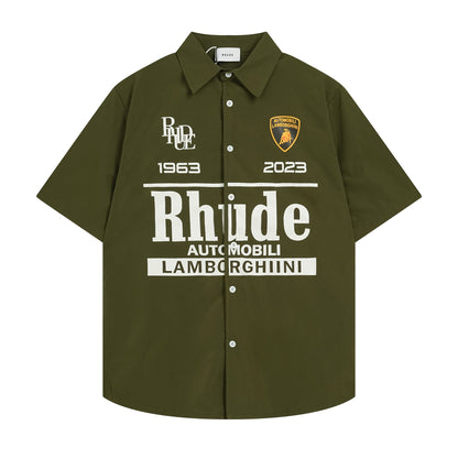 Rhude T-shirt Short Sleeve Shirt Casual Shirt