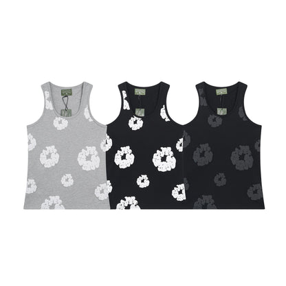 Denim Tears Vest Foam Printed Casual Sports Vest