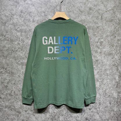 Gallery Dept Long Sleeved Shirt Fashion Brand Long Sleeve Long-Sleeved T-shirt Blouse