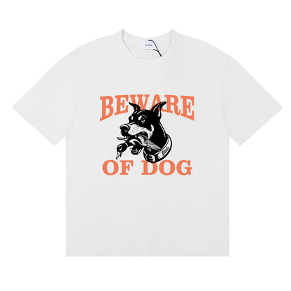 Rhude T-shirt Hound Letter Print Short Sleeve T-shirt