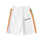 Palm Angle Shorts Palm Angels Casual Striped Shorts Elastic Men's and Women's Sports Fifth Pants