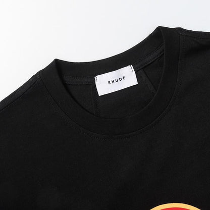 Rhude T-shirt Leopard Print Short Sleeve T-shirt