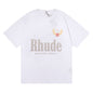 Rhude T-shirt Letter Print Short Sleeve T-shirt