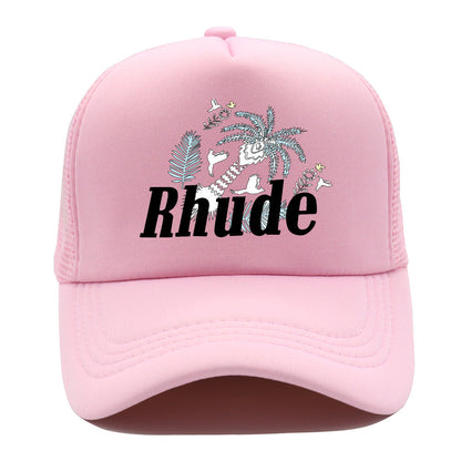 Rhude Hat Fashion Net Cap Hip Hop Baseball Cap