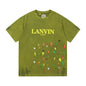 Gallery Dept T-Shirt Hand Painted Splash Ink Letter Short Sleeve T-Shirt
