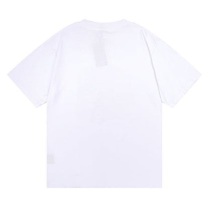Rhude T-shirt F1 Racing Letter Logo Pattern Short Sleeve T-shirt