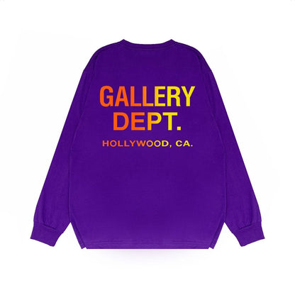 Gallery Dept Long Sleeved Shirt Fashion Brand Long Sleeve Long-Sleeved T-shirt Blouse