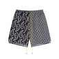 Rhude T-shirt Family Totem Casual Short Sleeve Shirt, Shorts