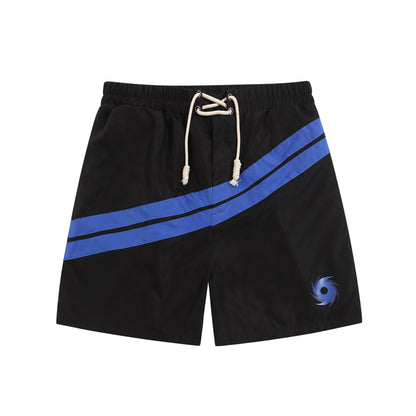 Palm Angle Shorts Palm Angels Striped Color Matching Printing Casual Beach Men and Women
