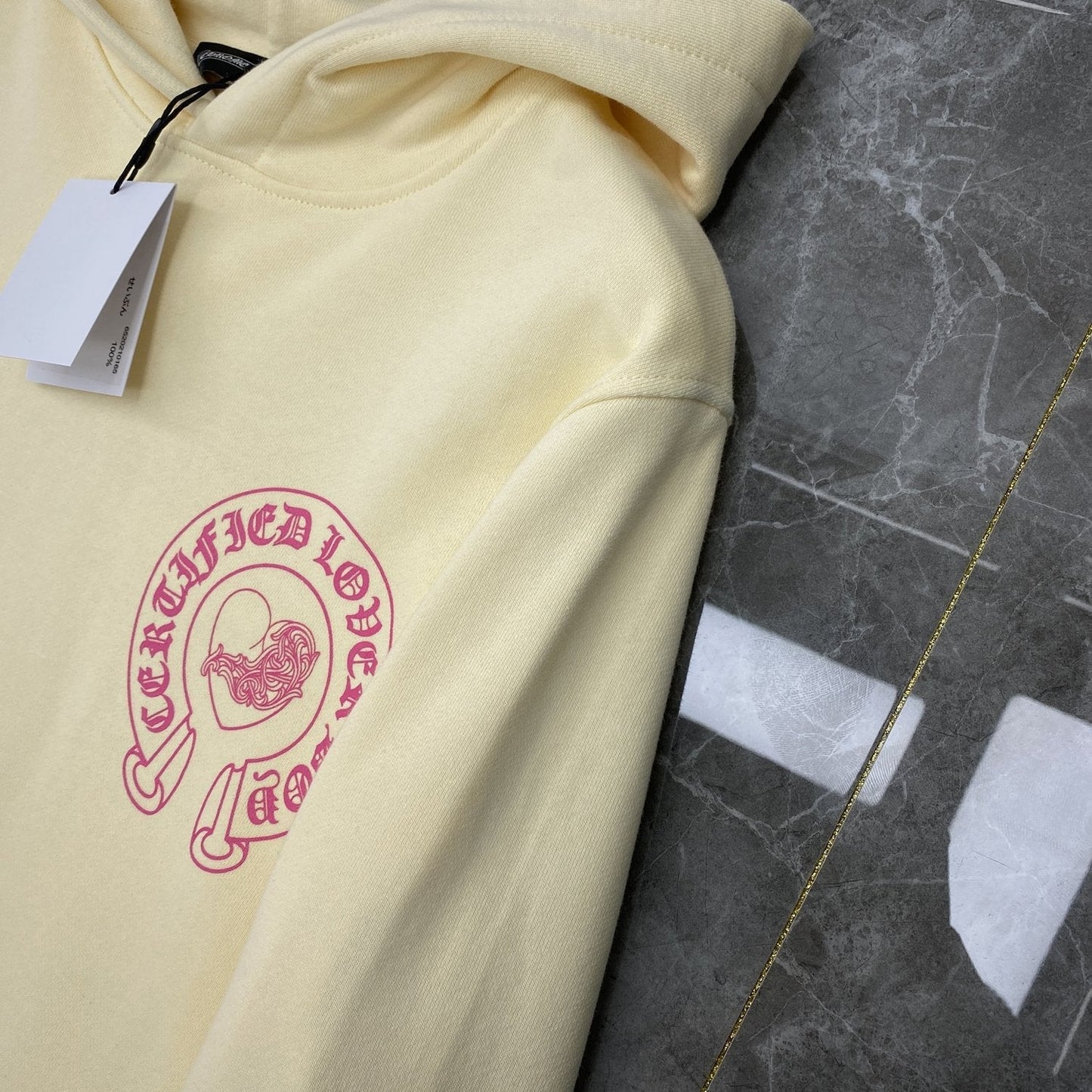 Chrome Heart Hoodie ChromeHearts Miami Cross Wash Make Old Hooded Loose Sweater