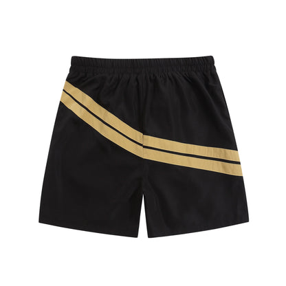 Palm Angle Shorts Palm Angels Striped Color Matching Printing Casual Beach Men and Women