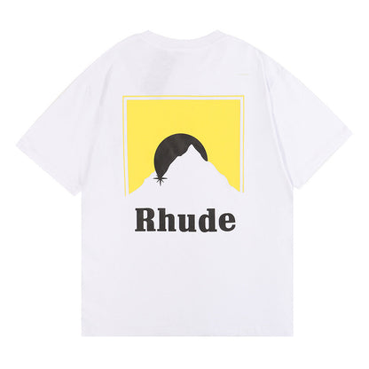 Rhude T-shirt Sunset Printed Short Sleeve T-shirt