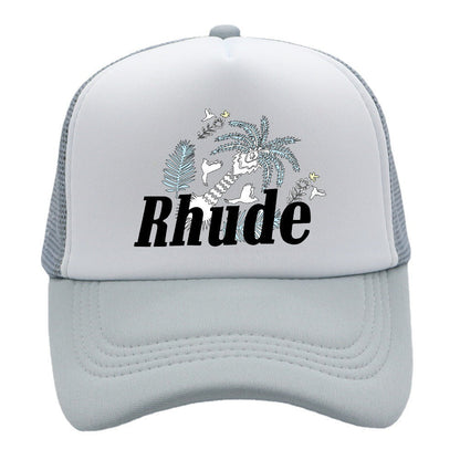 Rhude Hat Fashion Net Cap Hip Hop Baseball Cap