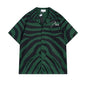 Rhude T-shirt Zebra Letter Embroidery Casual Short Sleeve Shirt, Shorts