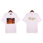 Denim Tears T-shirts Kapok Letter Portrait Short Sleeve T-shirt