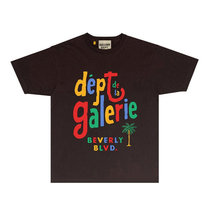Gallery Dept T Shirts Fashion Brand Tee Shirt Short Sleeve T-shirt Blouse
